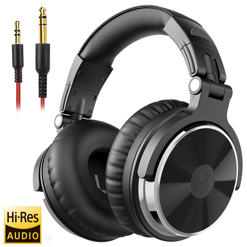 Oneodio Wired Over Ear Studio Monitor Headphones With Microphone