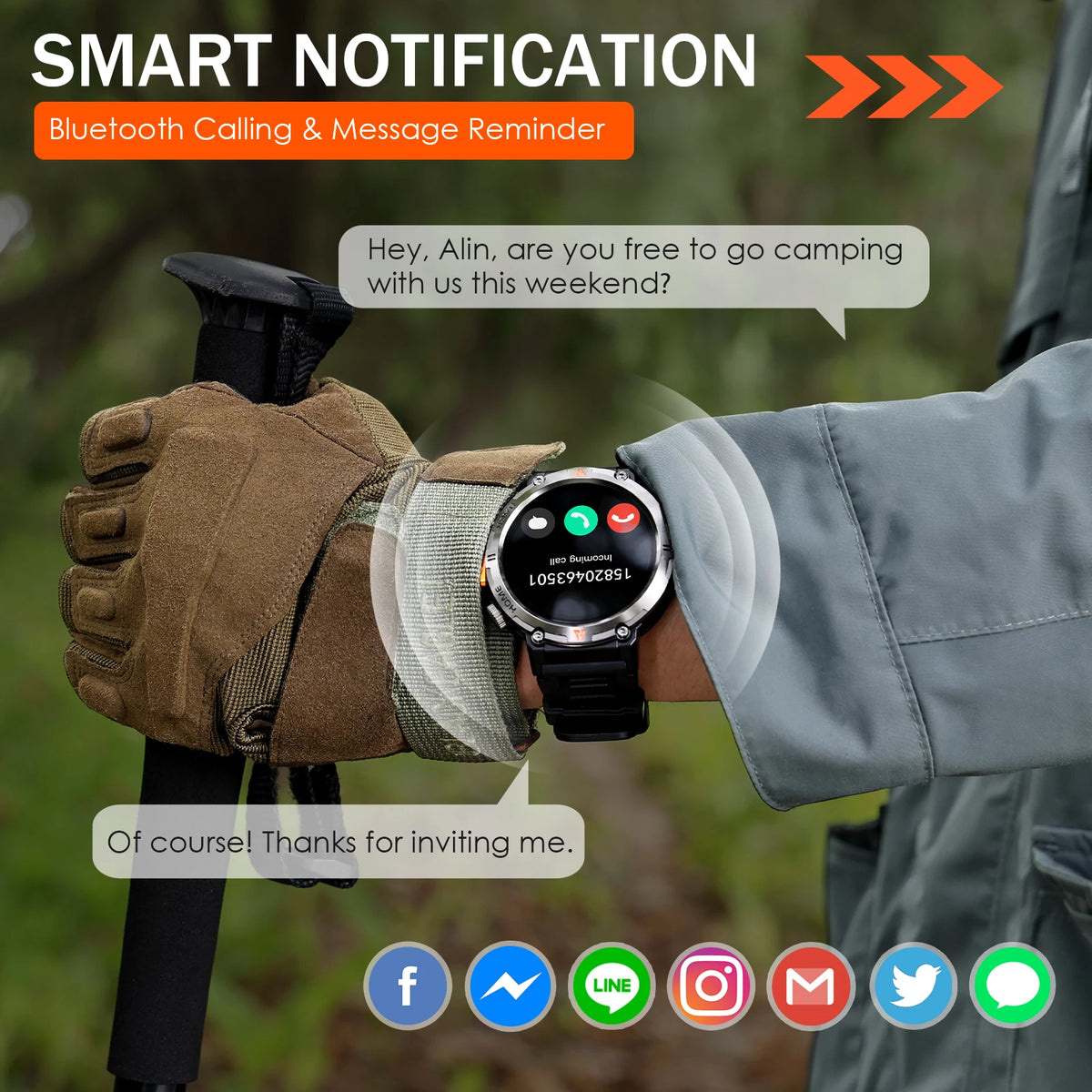 Eigiis 2025 Ke3 Bluetooth Calling Smartwatch Men