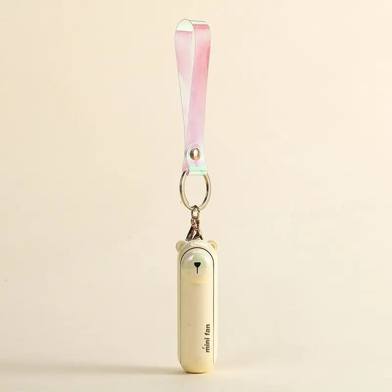 Foldable USB Rechargeable Handheld Fan Two In One Home Office