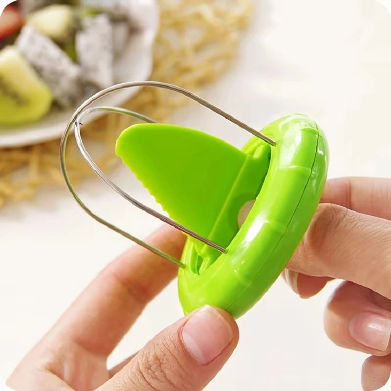 Stainless Steel Kiwi Cutter Peeler Slicer Kitchen Fruit Vegetable Tool