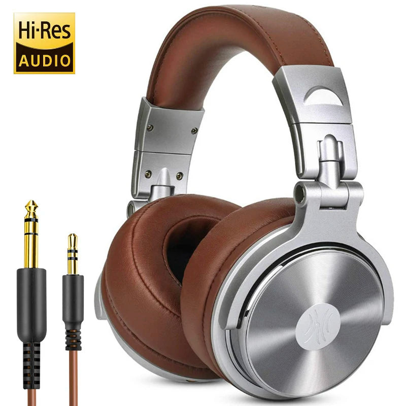 Oneodio Wired Over Ear Studio Monitor Headphones With Microphone