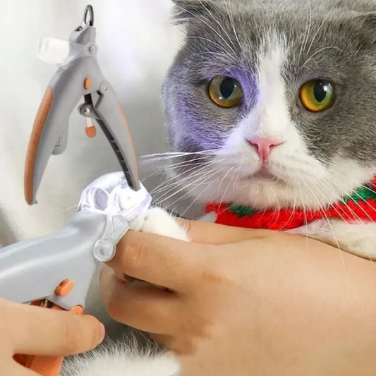 Professional Pet Metal Nail Clipper With Led Light