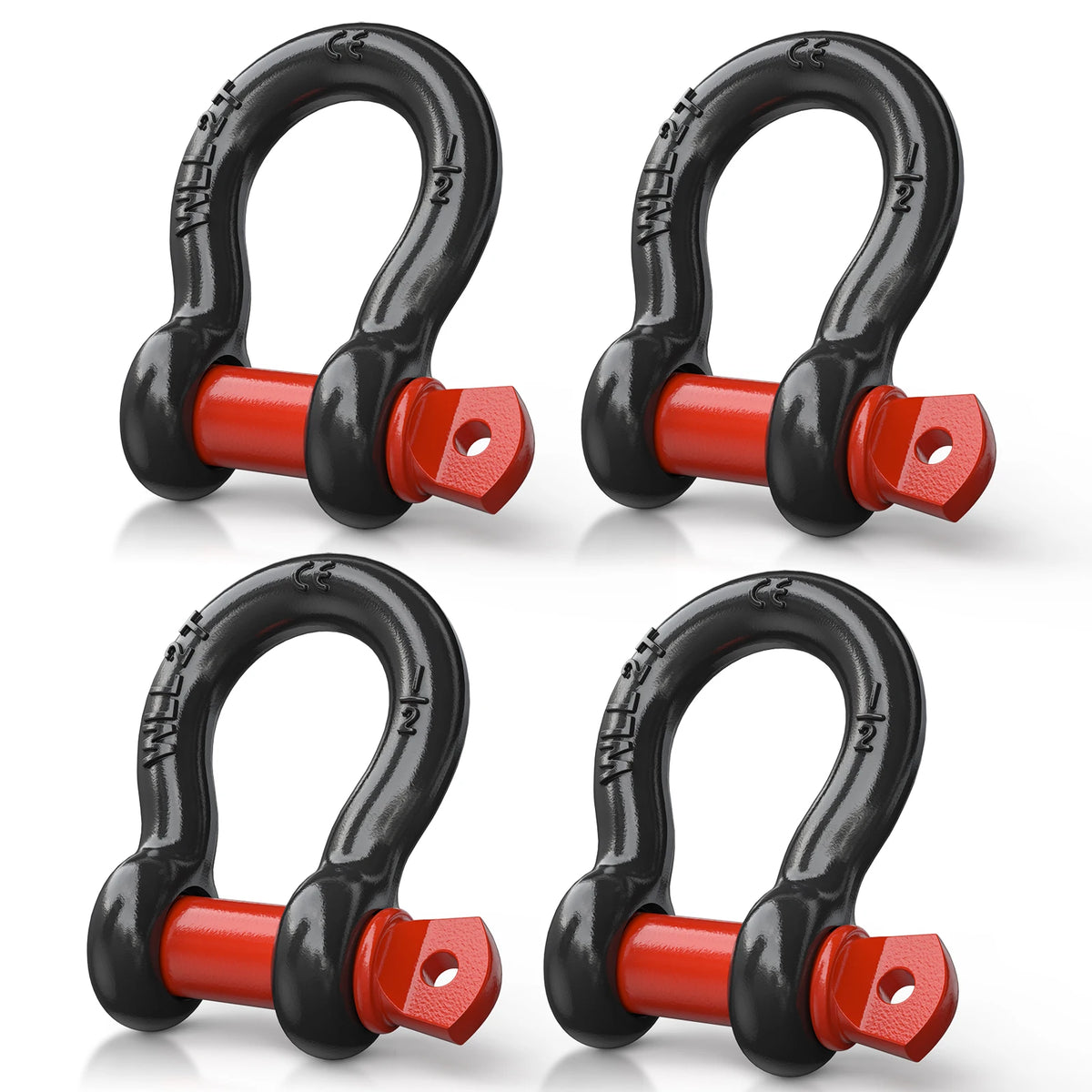 Nilight Heavy Duty Off Road Recovery D Ring Shackles