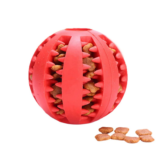 Rubber Teething Puzzle Toy Balls For Dogs