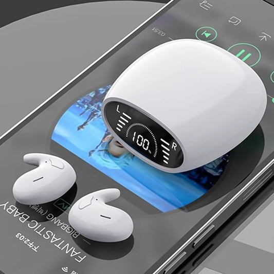 Shuke Ultra Thin Wireless Sleep Earphones Featuring Active Noise Cancellation