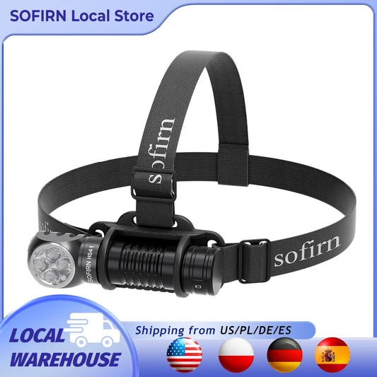 Sofirn HS41 Headlamp 4000lm USB C Rechargeable LED Flashlight