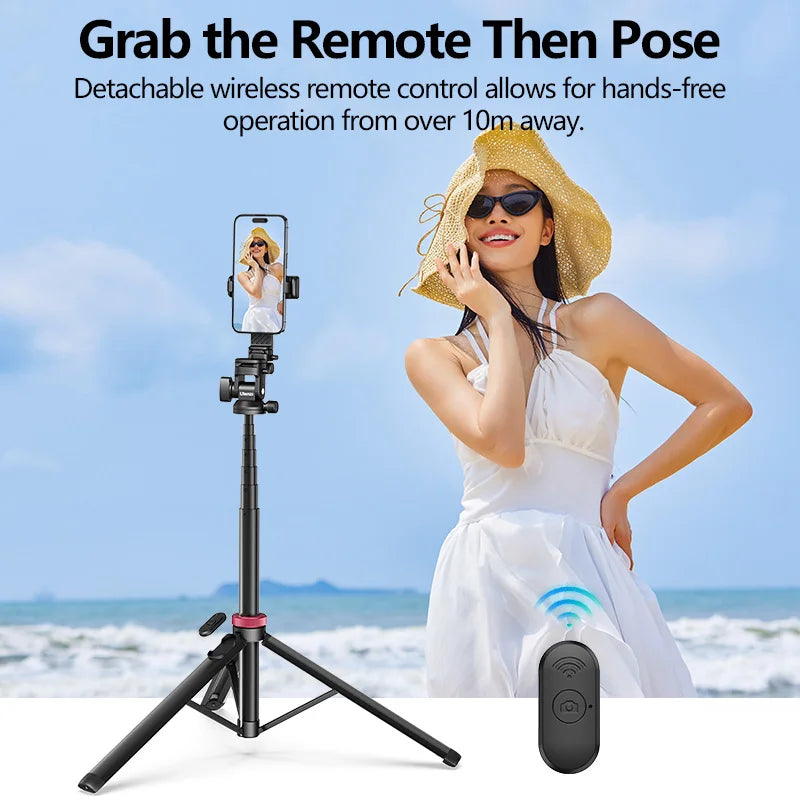 Ulanzi Quick Release Tripod With Cold Shoe Mount Phone Holder