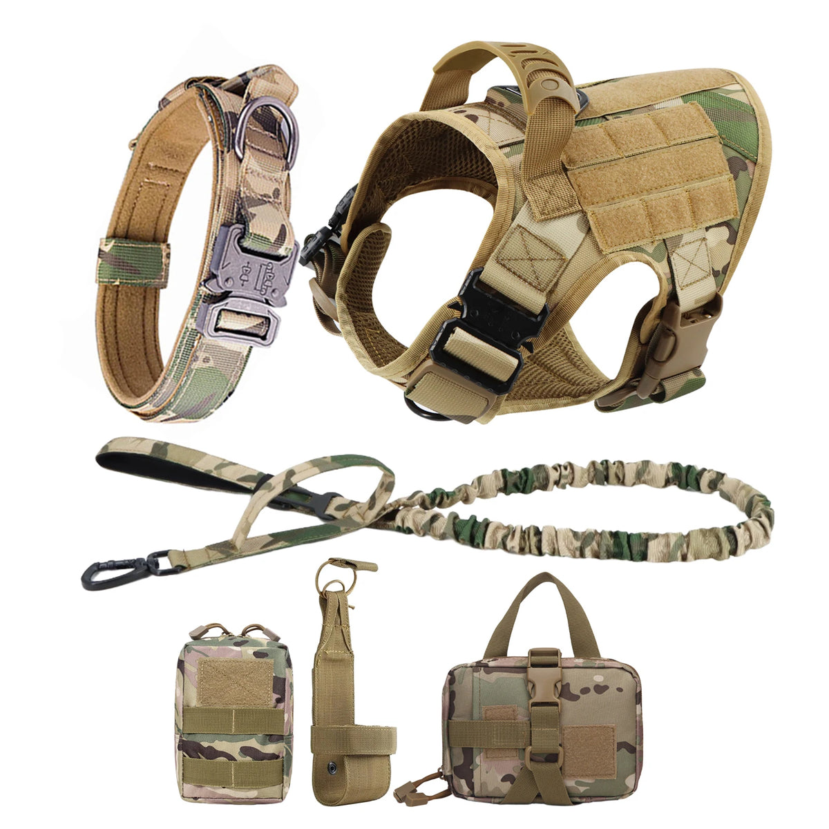 Large Dog Harness And Leash Set Training Vest