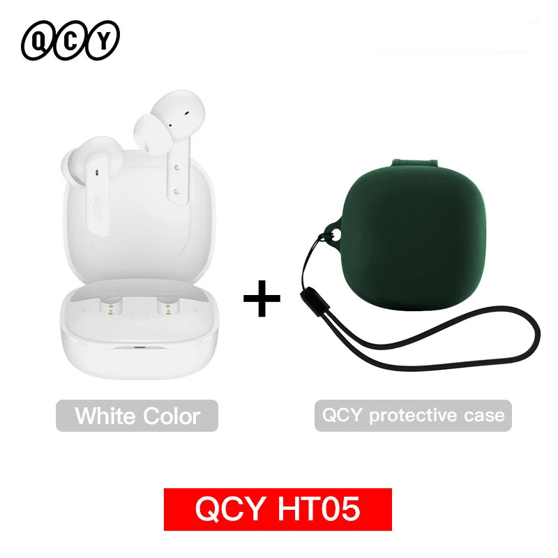 QCY HT05 Active Noise Cancellation Wireless Bluetooth Earbuds