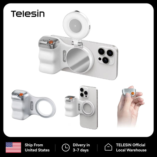 Telesin Magnetic Bluetooth Universal Camera Grip With Remote