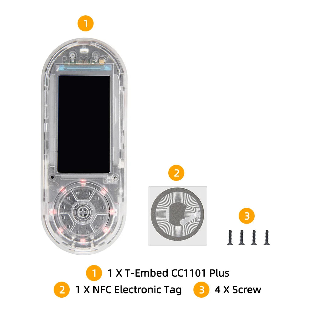 Lilygo T-Embed ESP32-S3 CC1101 NFC RFID LCD Development Module