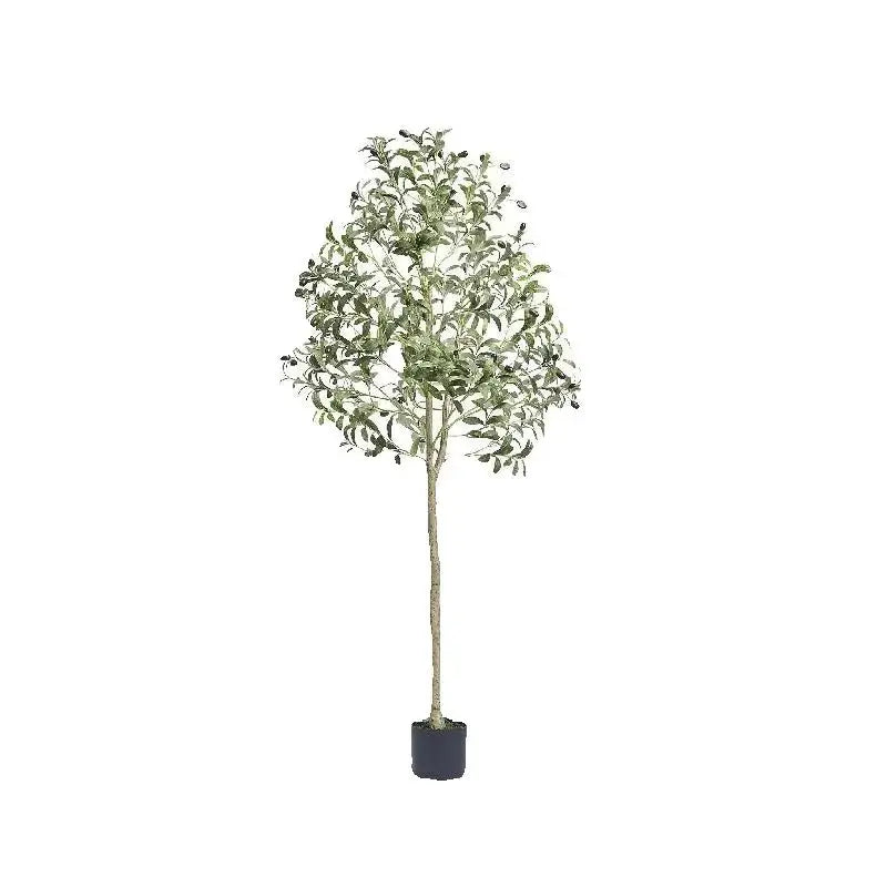 SucceBuy Artificial Olive Tree Secure PE Material Low Maintenance