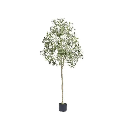SucceBuy Artificial Olive Tree Secure PE Material Low Maintenance