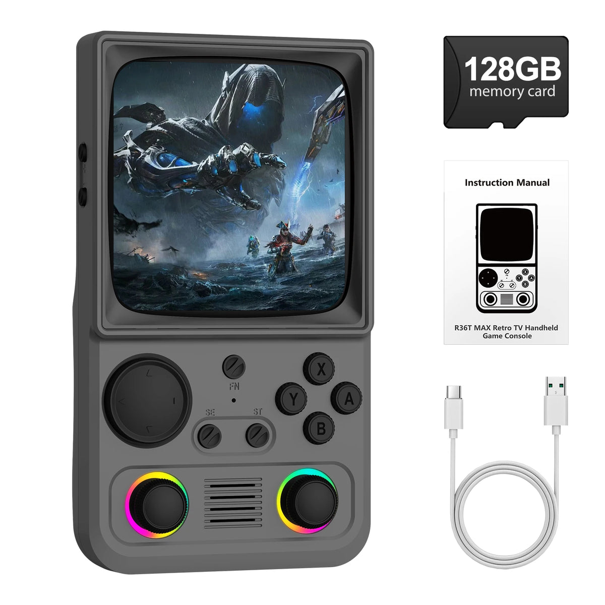 AISLPC RG40 Max Handheld Retro Game Console Portable Player