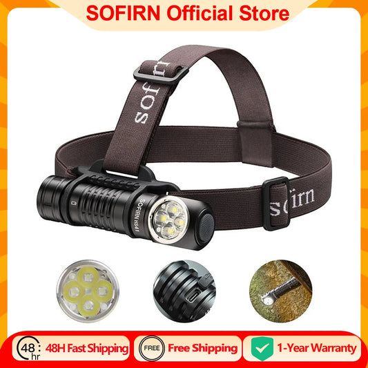 Sofirn HS41 Headlamp 4000 Lumens SST20 LED Rechargeable Flashlight