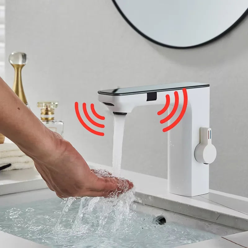Seamless Shinesia Touch Control Digital LED Sink Faucet