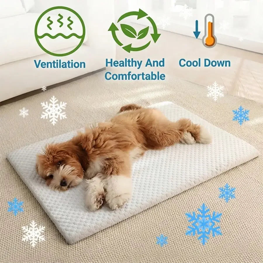 Sponge Cooling Cat Bed Thick Padding Breathable Nest