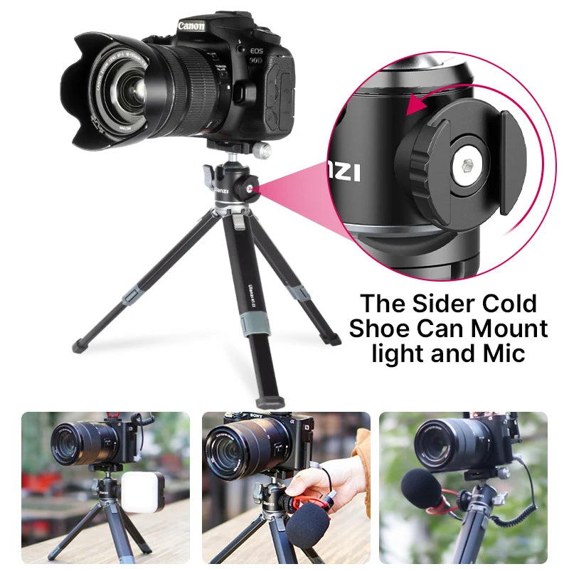 Ulanzi MT-24 Vlog Lite Metal Camera Tripod With Ballhead