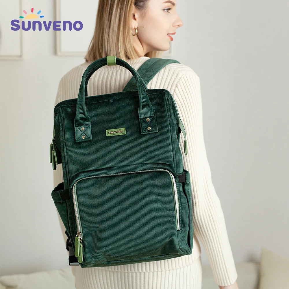 Sunveno Original Diaper Bag Backpack Travel Baby Mommy Organizer