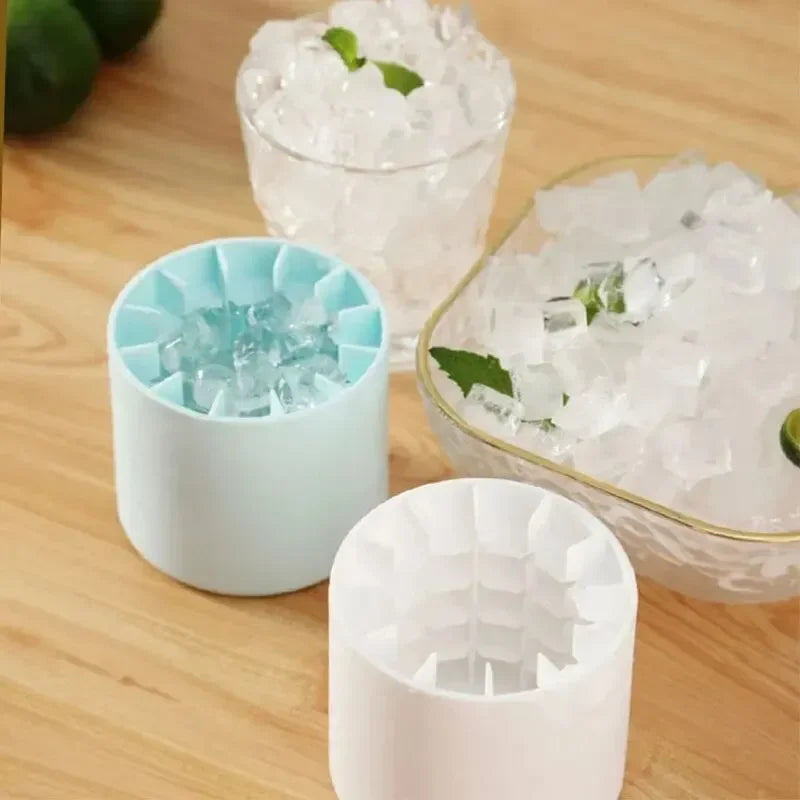Round Silicone Ice Cube Mold For Summer Barware
