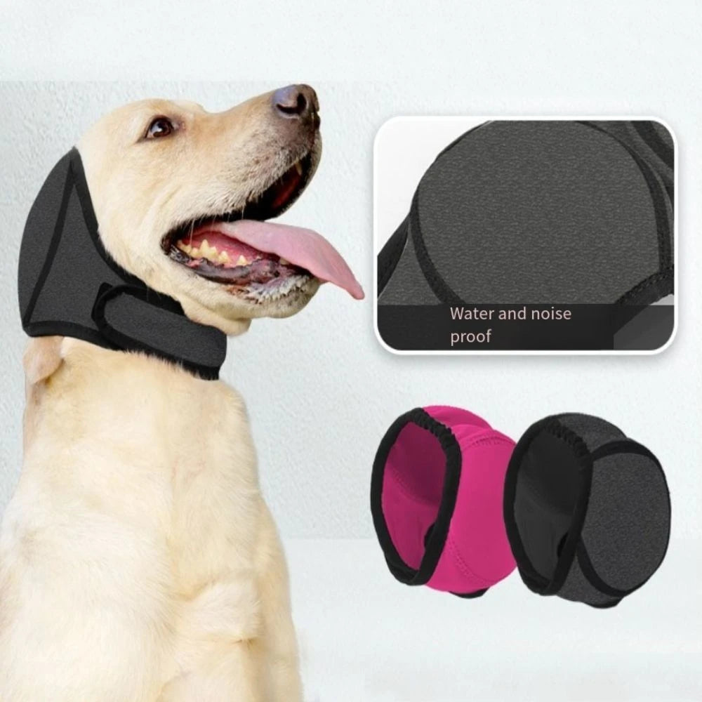 Waterproof Adjustable Dog Ear Muffs For Noise Reduction