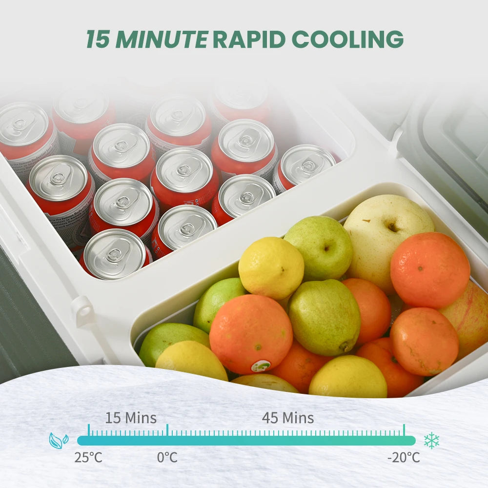Alpicool Portable Compressor Car Mini Fridge Freezer