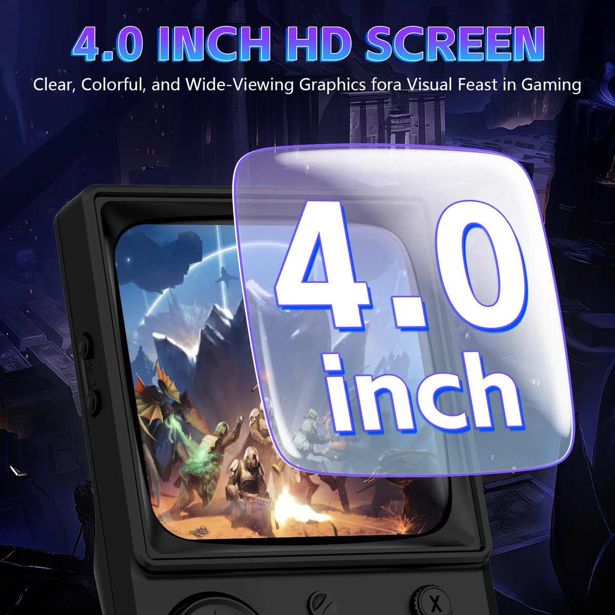 AISLPC RG40 Max Handheld Game Console Portable Gaming System