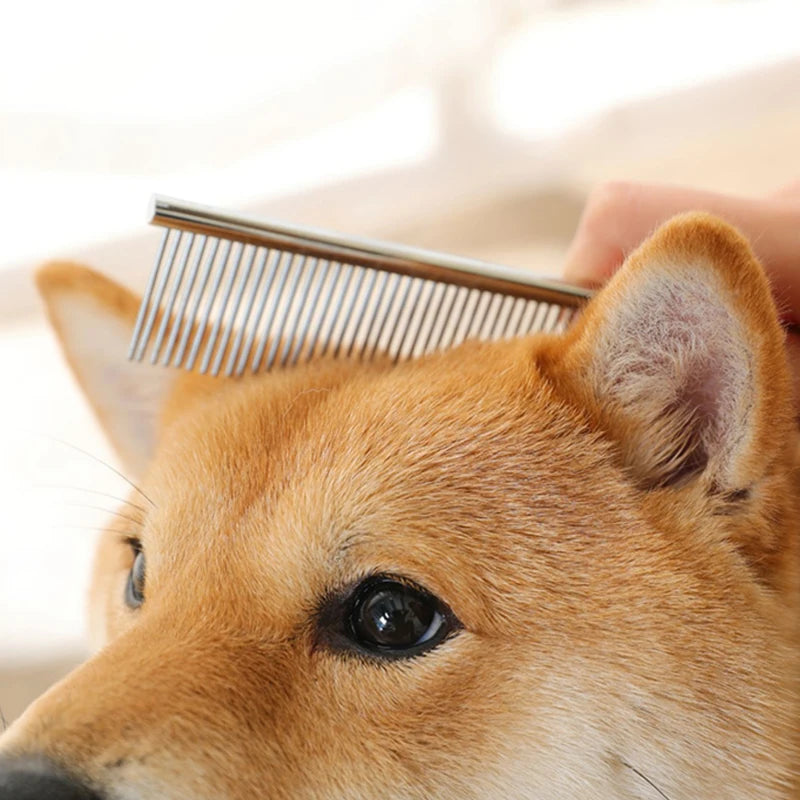 Stainless Steel Grooming Comb For Shaggy Dogs And Cats