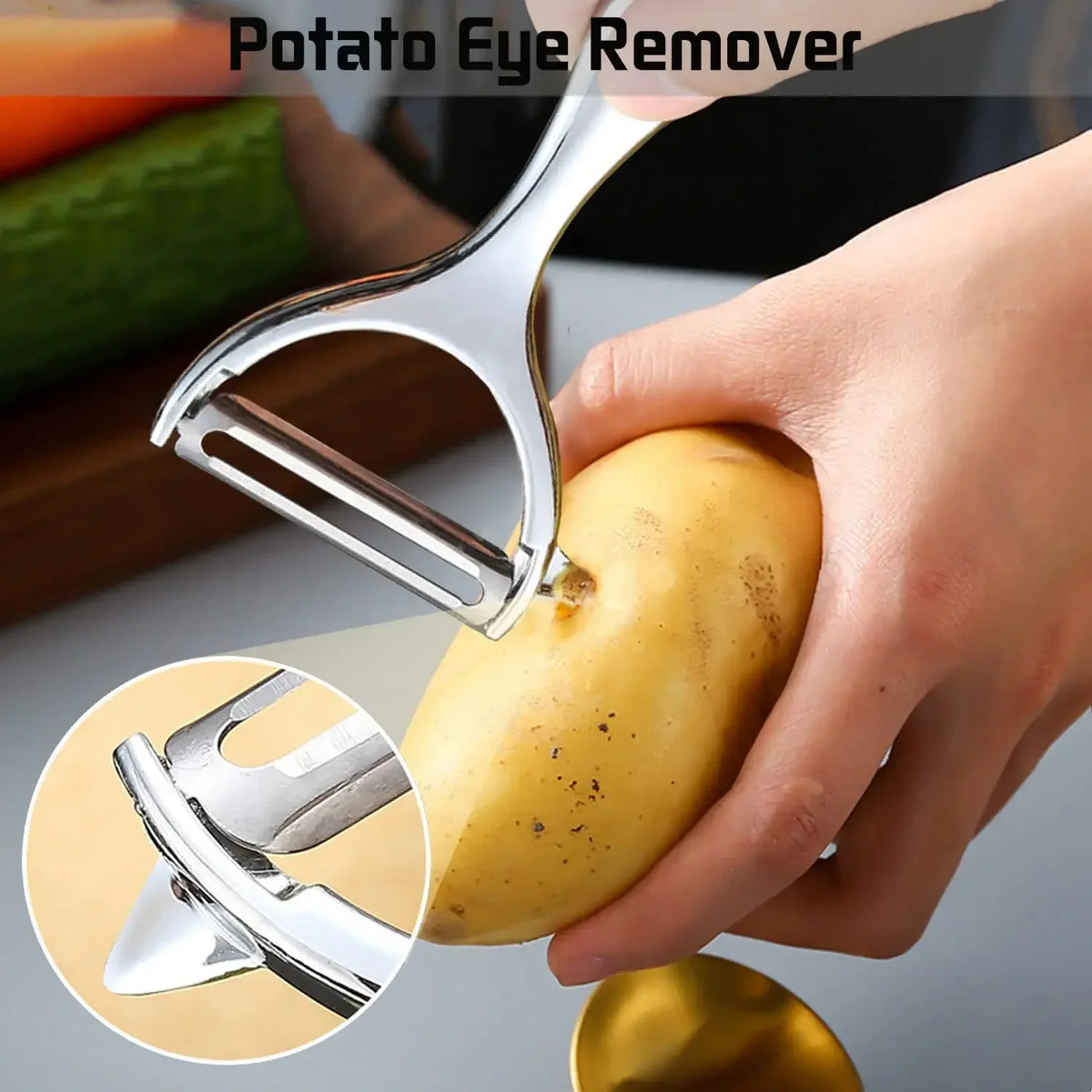 Multi-Function Stainless Steel Vegetable Peeler For Kitchen Cuisine