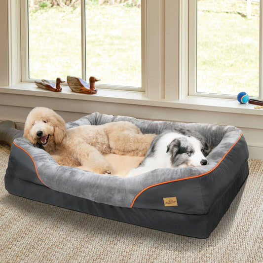 Bingopaw Anti Allergy Dog Bed Removable Washable Waterproof Fleece Cover