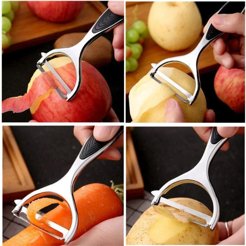 Multi-Function Stainless Steel Vegetable Peeler For Kitchen Cuisine