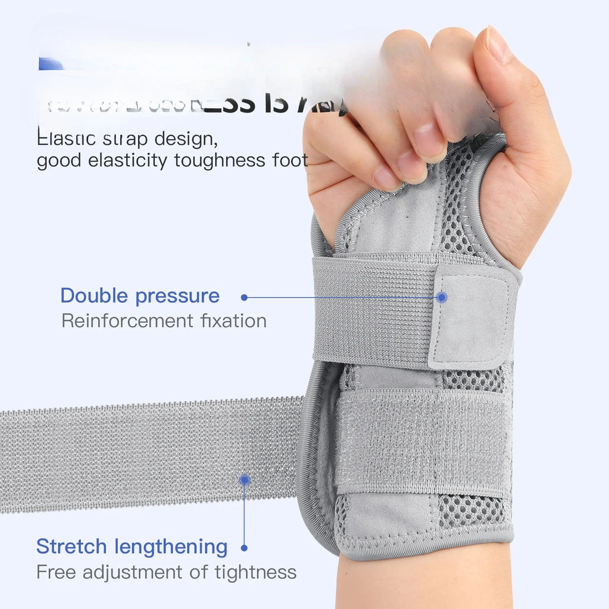 Ergonomic Cotton Wrist Brace For Carpal Tunnel Pain Support