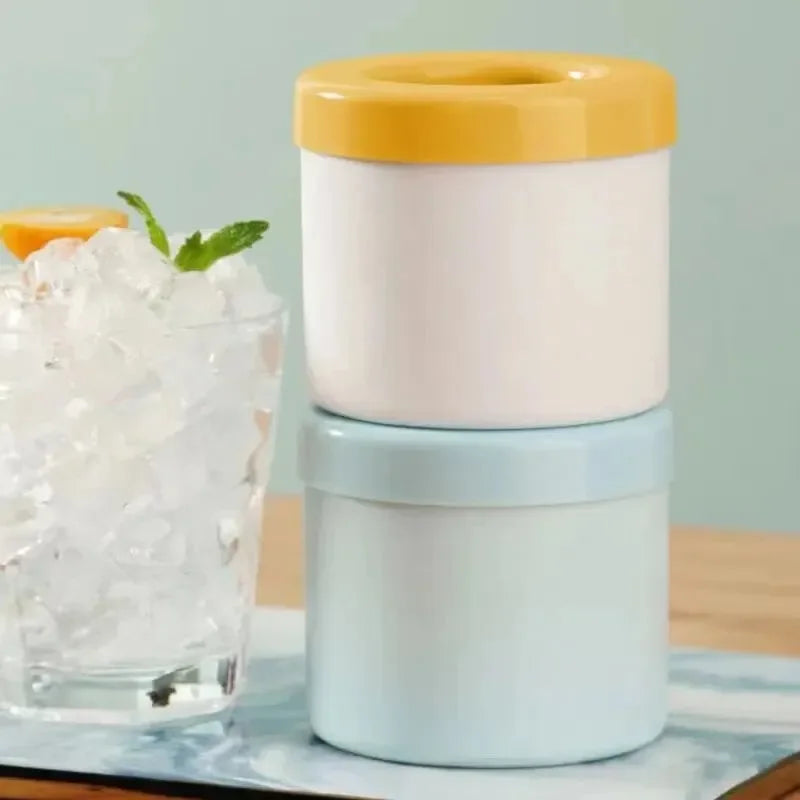 Round Silicone Ice Cube Mold For Summer Barware