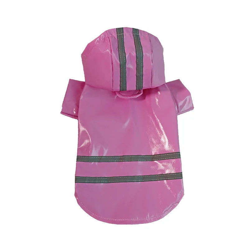 Waterproof PU Dog Raincoat Hoody Apparel Jacket
