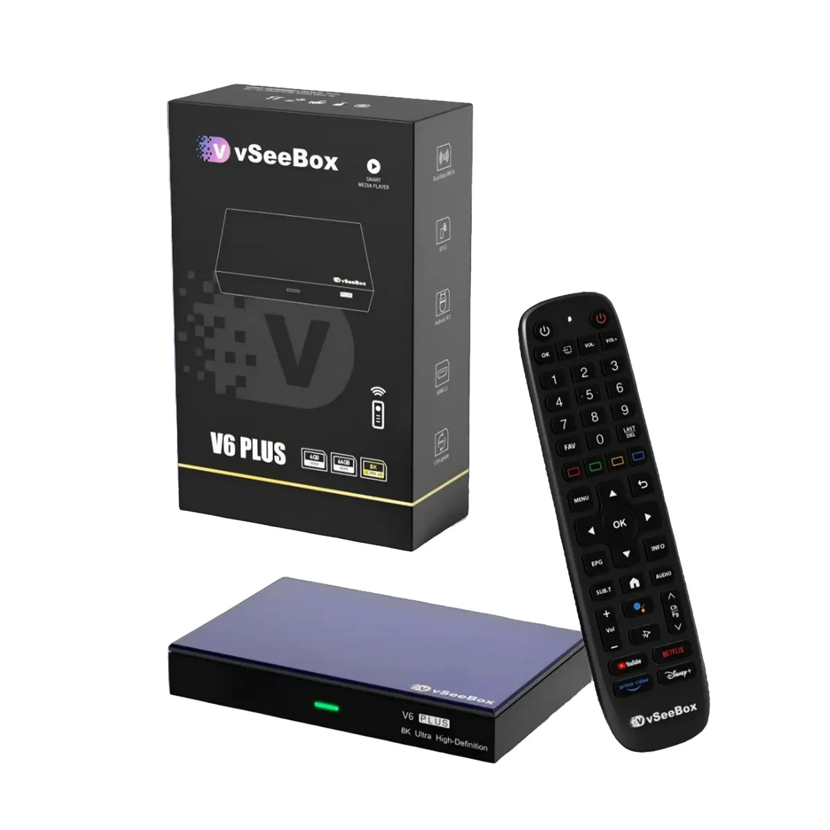 VseeCzydore 64GB 8K HD Android Official Media Player Voice Control