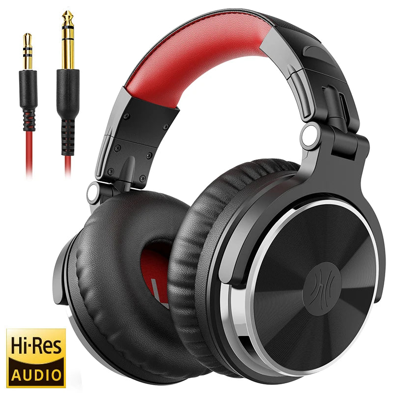 Oneodio Wired Over Ear Studio Monitor Headphones With Microphone