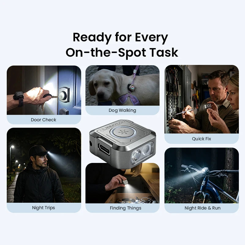 Sofirn SE1 300LM Pocket Flashlight With RGB Ring And Magnetic