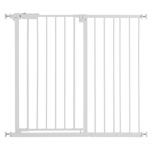 SucceBuy Easy Step Walk Thru Pressure Mount Baby And Dog Gate