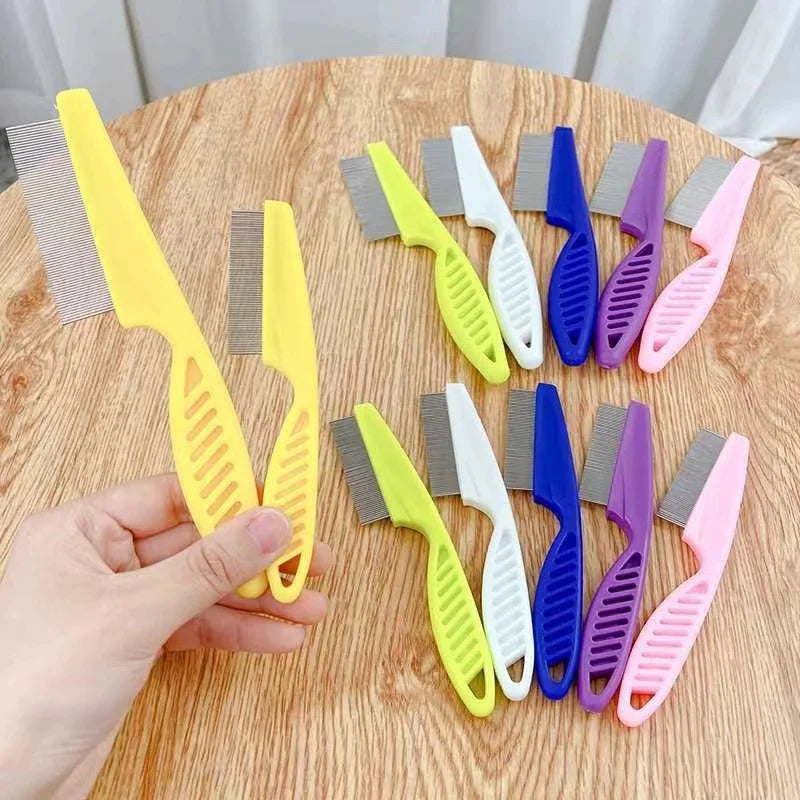 Stainless Steel Pet Hair Shedding And Flea Comb