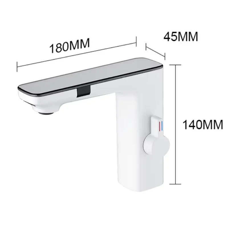 Seamless Shinesia Touch Control Digital LED Sink Faucet