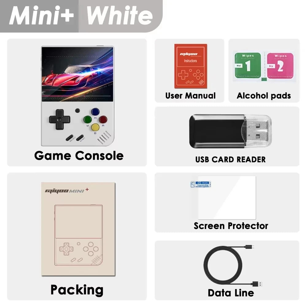 Miyoo Retro Handheld Game Console With High Resolution Display