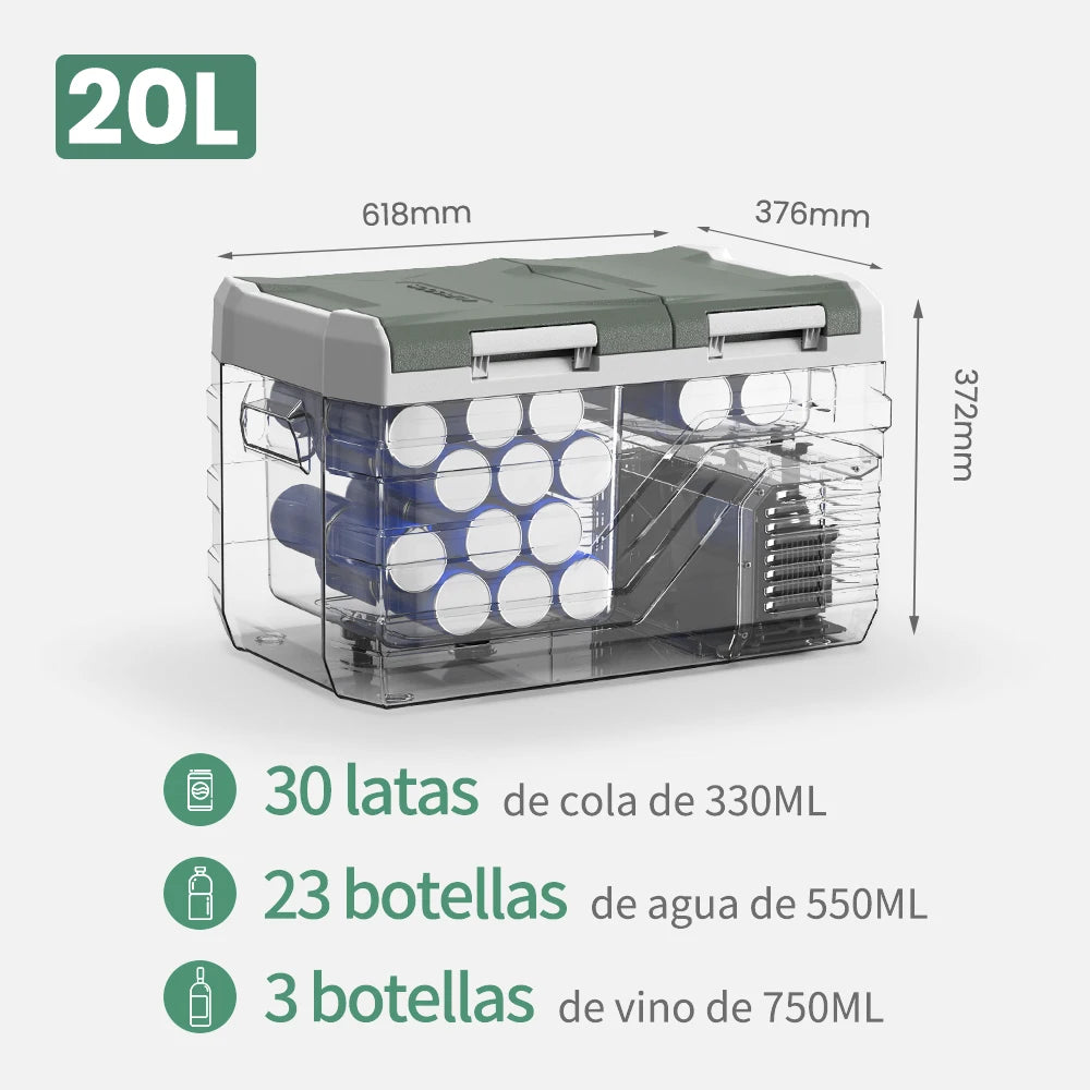 Alpicool Portable Compressor Car Mini Fridge Freezer
