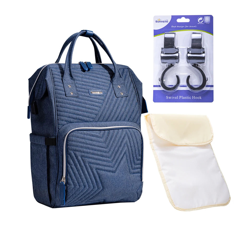 Sunveno Travel Diaper Bag Mother Backpack Organizer
