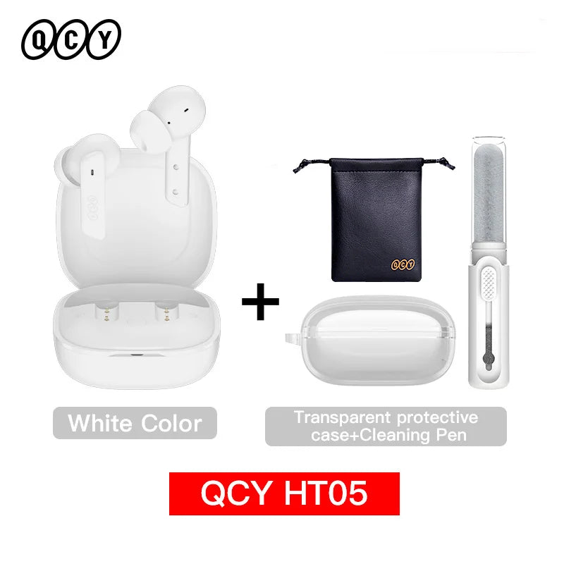 QCY HT05 Active Noise Cancellation Wireless Bluetooth Earbuds