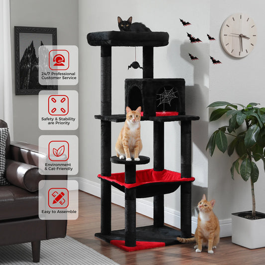 Pawz Road Gothic Cat Tree Tall Indoor Tower