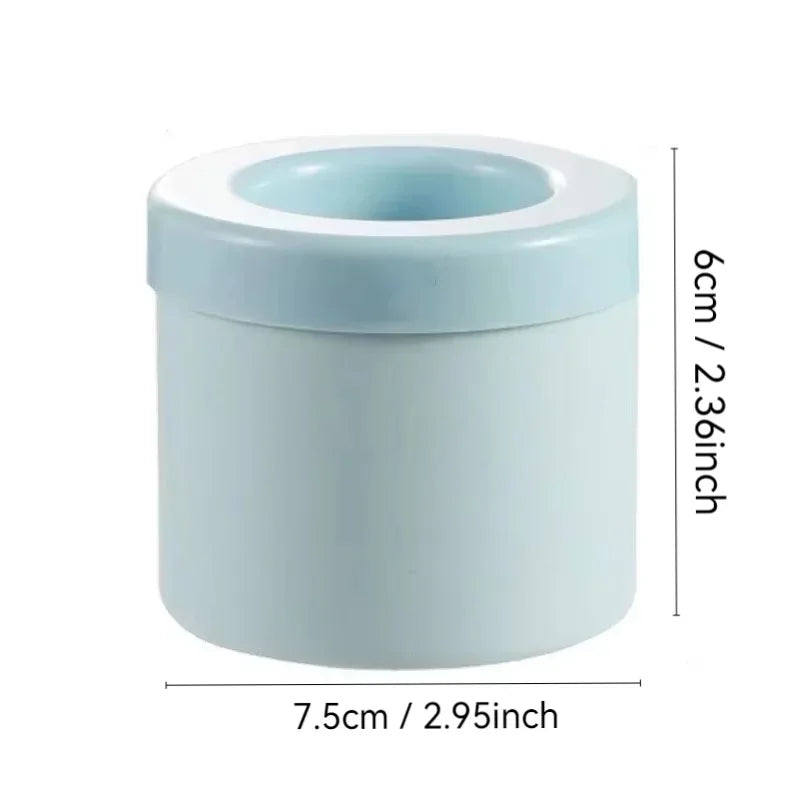 Round Silicone Ice Cube Mold For Summer Barware