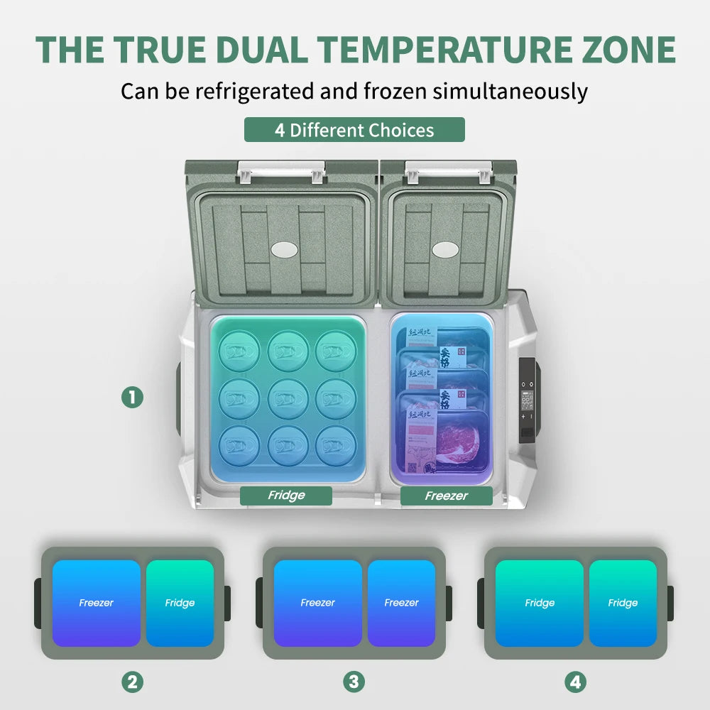 Alpicool Portable Compressor Car Mini Fridge Freezer