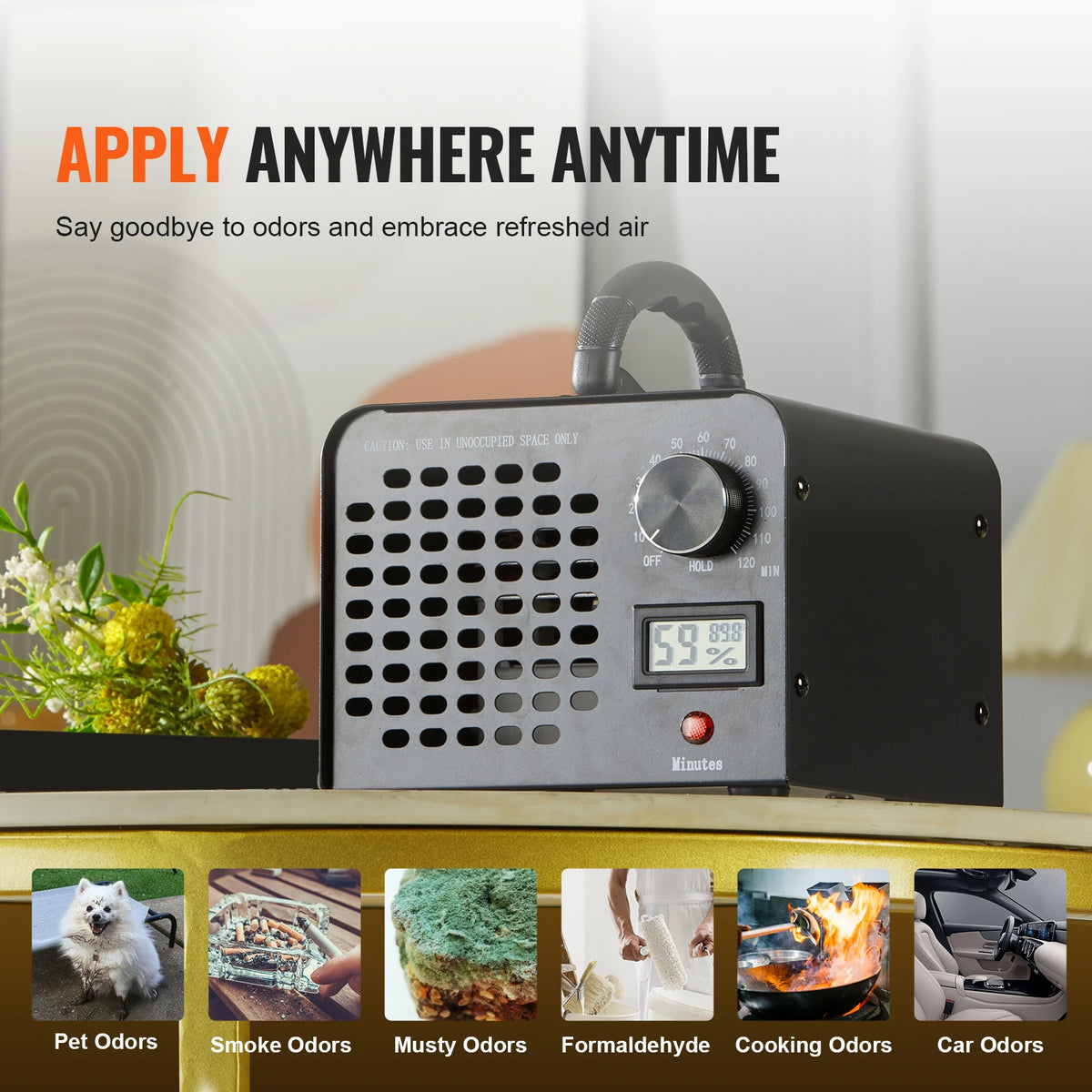 High Capacity Commercial Ozone Generator Odor Removal Machine