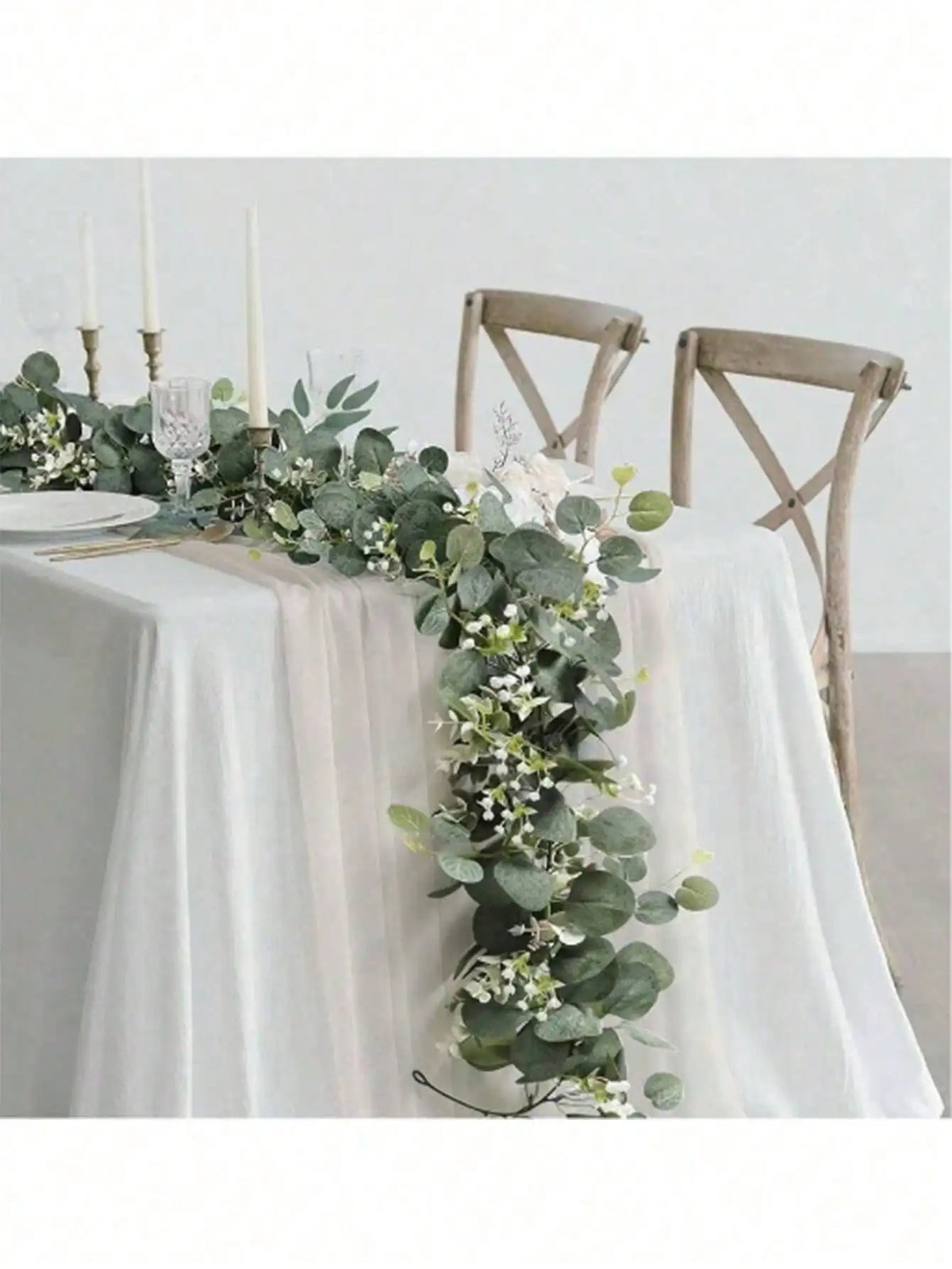 Nylon Eucalyptus Vine Garland For Home Party Wedding Decor