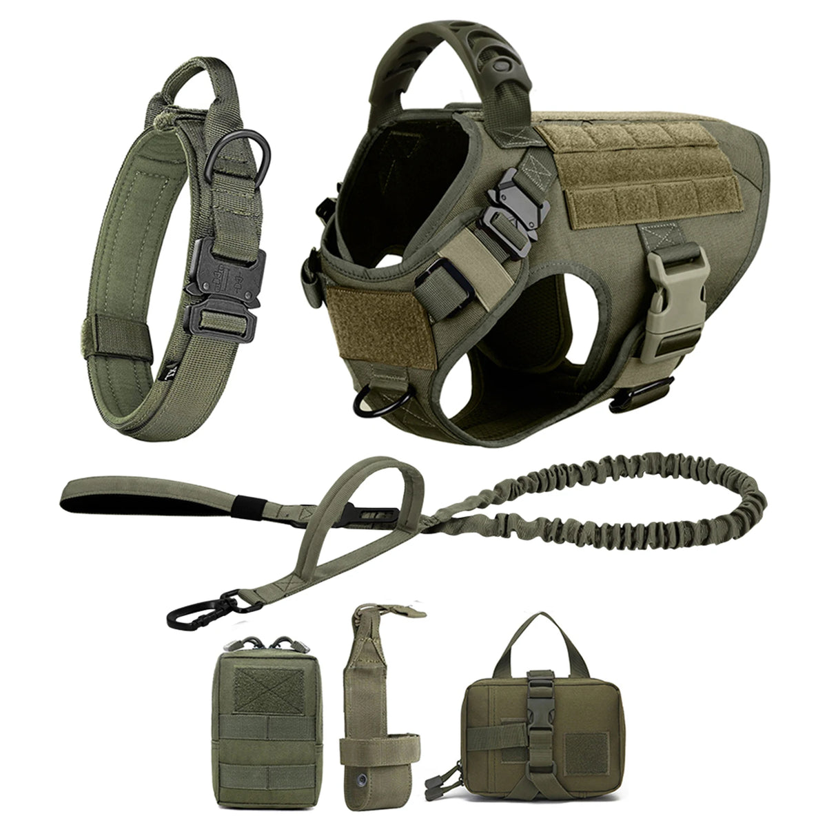 Large Dog Harness And Leash Set Training Vest